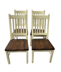 Outlet Barnwood Farmhouse Dining Chair Set of 4 - In-Stock