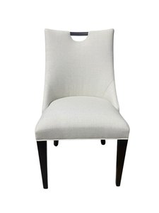 Outlet: Woodland Contemporary Upholstered Handle Back Dining Chair In-Stock (Set of 6)