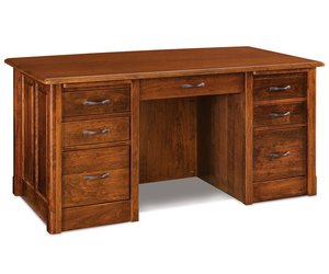 Manifest Double Pedestal 7-Drawer Desk