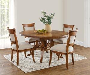 5-Piece Canton Open Pedestal Dining Set
