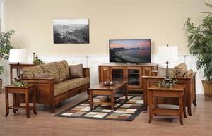 Cranberry Living Room 4-Piece Set