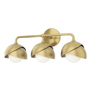 American Made Brooklyn 3-Light Double Shade Modern Bathroom Sconce