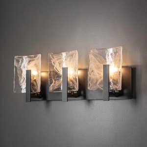 American Made Hubbardton Forge Arc 3-Light Bathroom Sconce