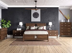 Sable Modern 4-Piece Bedroom Set