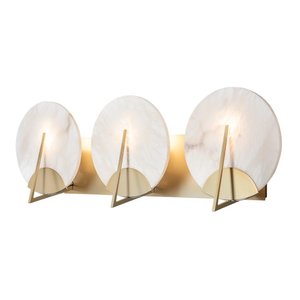 American Made Hubbardton Forge Callisto 3-Light Bath Sconce