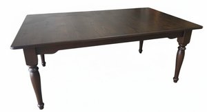 Outlet Oak Wood Farmhouse Dining Table In-Stock