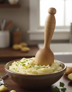 Maple Turned Wooden Masher