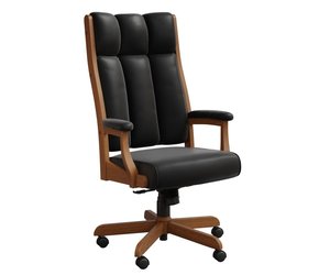 Clark Upholstered Executive Desk Chair with Gas Lift - Quick Ship