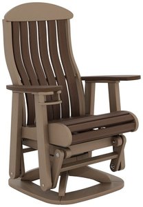 Seabreeze Poly Outdoor Swivel Glider Chair