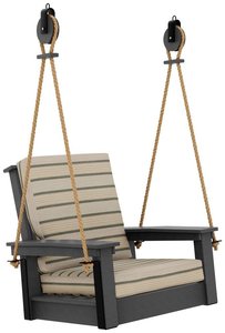 Java Poly Outdoor Chair Swing with Cushions