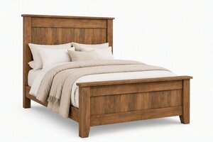Handcrafted Solid Wood Galena Royal Farmhouse Bed