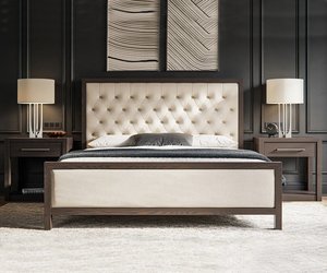 Solid Wood Chesterfield 3-Piece Bedroom Set