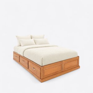 Stowaway Platform Bed with No Headboard