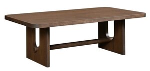 Solace Mid-Century Modern Coffee Table - Choose Size