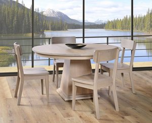 Parker Empire 5-Piece Round Dining Set