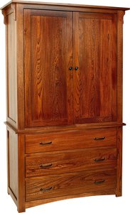 American Made Darwin Mission Large Armoire