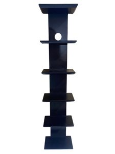 Outlet: Solid Wood Modern Floating Wall Bookshelf - Vertical Organizer Shelf In-Stock