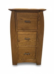 Outlet Oak Wood Boulder Creek Mission 3-Drawer File Cabinet In-Stock