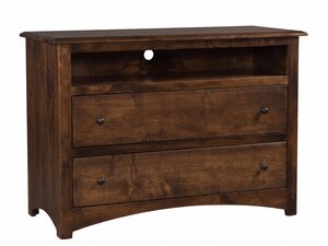 Outlet Maple Chest of Drawers Media Console In-Stock