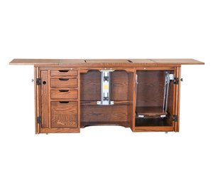Anna Solid Wood Sewing Cabinet - Choose Size