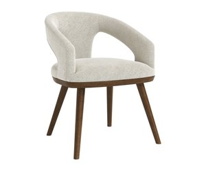 Handcrafted Lia Modern Upholstered Dining Chair