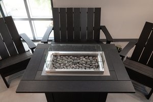 Classic 34"x48" Rectangle Poly Firetable In-Stock and Ready to Ship