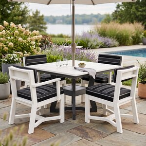 Miller Poly Outdoor 5-Piece Dining Set