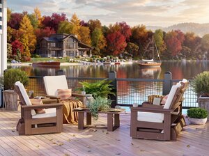 Forest Modern Outdoor 4-Piece Set