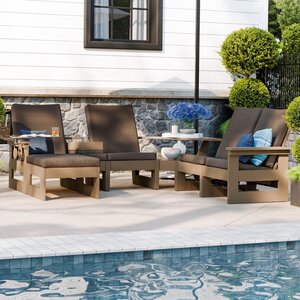 Forest Modern Poly Outdoor Rocking Sectional