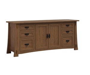 Whiteridge Mission Solid Wood Credenza