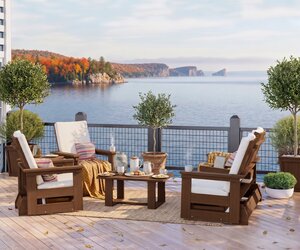 Forest Modern Poly Outdoor 4-Piece Set