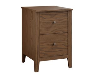 Heartland Oak Wood 2-Drawer File Cabinet - Quick Ship