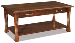 Uplift Rectangular Coffee Table with Drawer - Quick Ship