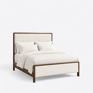 Cabot Modern Upholstered Bed with Rounded Edges