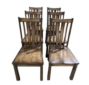 Outlet Charmes Maple Wood Dining Chair Set In-Stock (Set of 6)