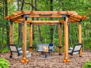 Ring of Fire Cedar Pergola Kit