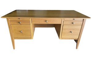 Outlet Cherry Wood Contemporary Shaker Desk In-Stock