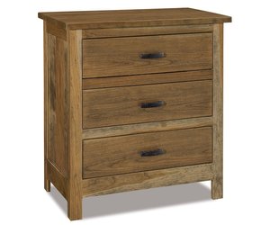 Flush Mission Three Drawer Nightstand