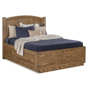 Fern Arched Platform Storage Bed with Single Drawer