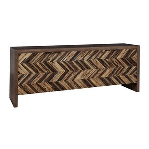 Devin Chevron-style Geometric Dining Credenza