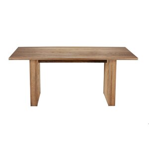 Linear Trestle Solid Top Table