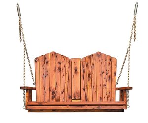 Outdoor Furniture 50" Adirondack Swing with Cupholders