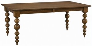 Modern Charlotte Large Turned Leg Dining Table - DutchCrafters Exclusive