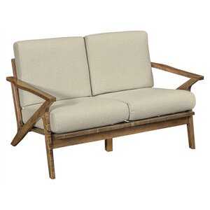 Handcrafted Roux Modern Loveseat Sofa