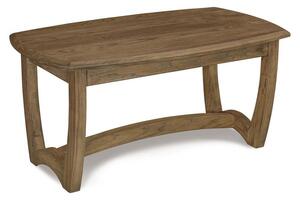 Megan Modern Coffee Table Table with Curved Base