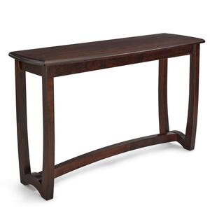 Megan Modern Sofa Table with Curved Base