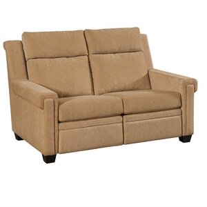 Urban Stationary Loveseat with Optional Arm Style