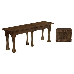 Contoured Contemporary Dining Bench