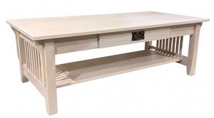 Outlet: Acomita Mission Oak Wood Coffee Table In-Stock