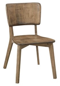 Rowan Panel Back Contemporary Dining Chair - Quick Ship